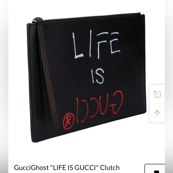 Authentic Life is Gucci- Gucci Ghost Clutch - Picture 10 of 10